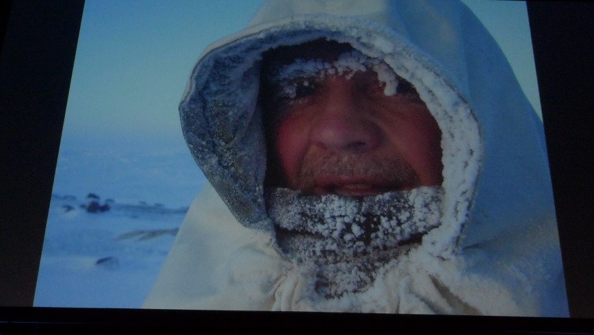 Doug Allan in the artic